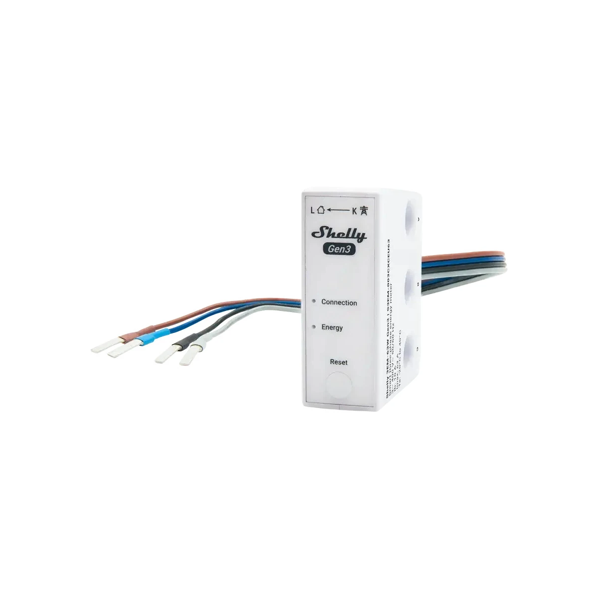 Shelly 3EM-63W Gen3 - 3-fázové meranie spotreby (WiFi, Bluetooth)
