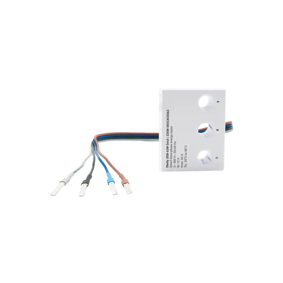 Shelly 3EM-63W Gen3 - 3-fázové meranie spotreby (WiFi, Bluetooth)