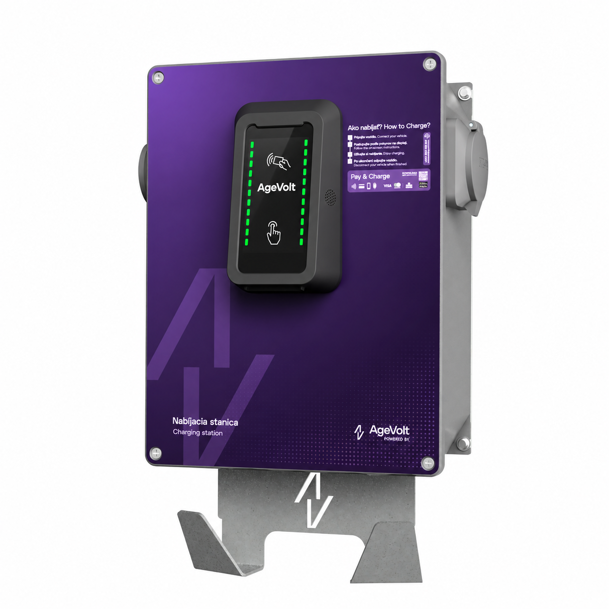 Wallbox Double TouchPoint s dvoma zásuvkami Type 2