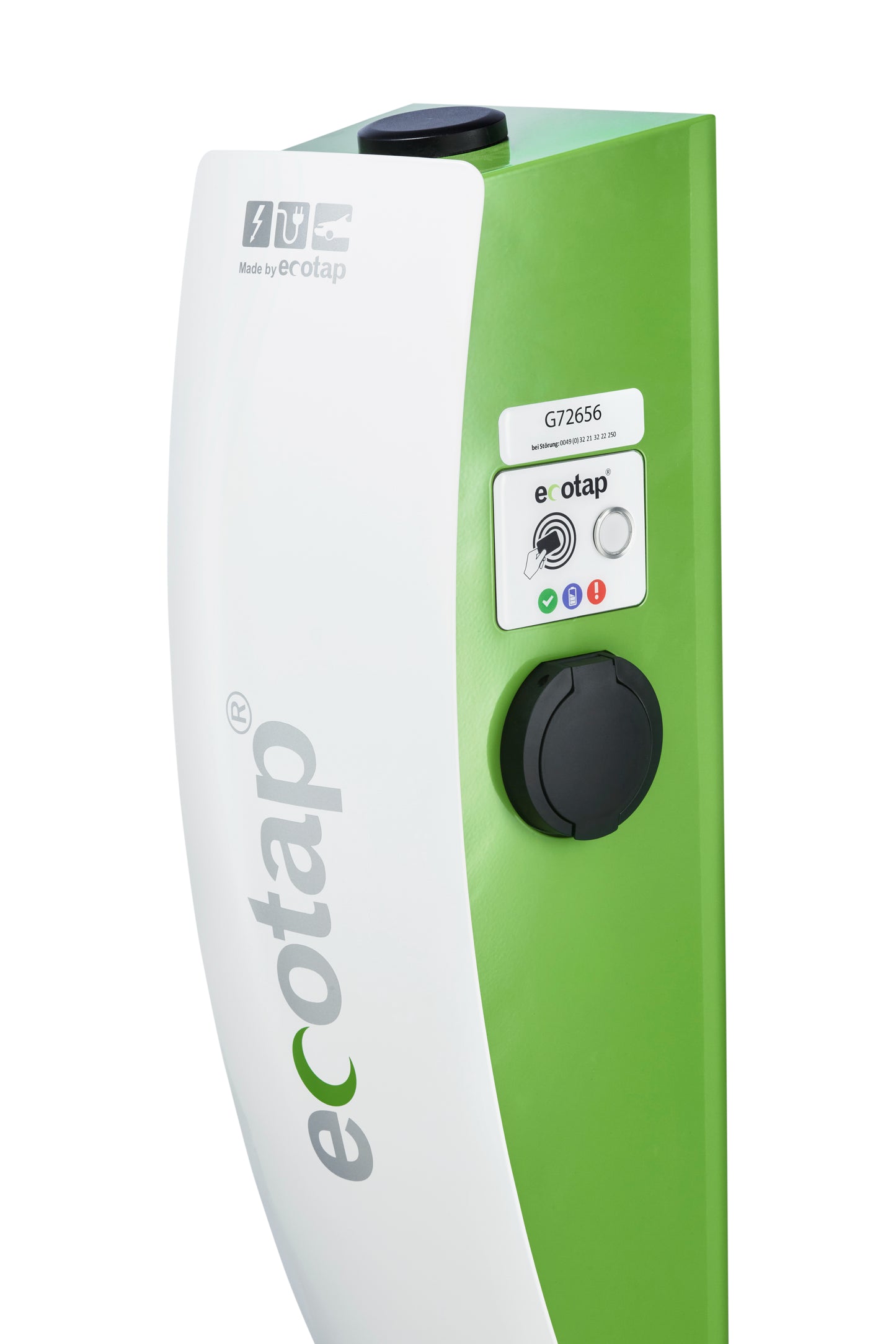 Ecotap Duo Wallcharger Zelený