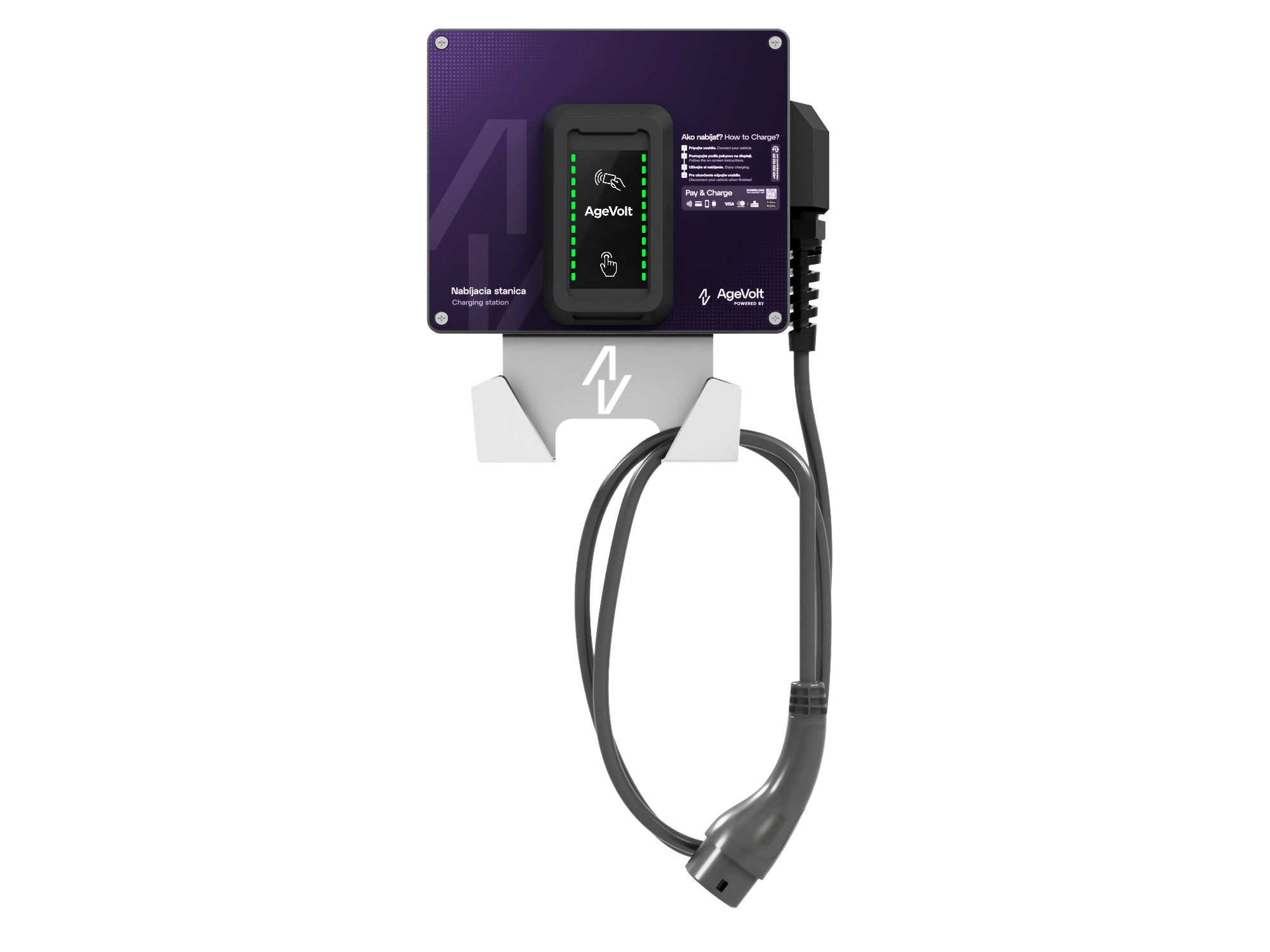 Wallbox One s TouchPointom pre jedno vozidlo